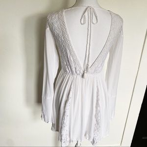Abercrombie & Fitch Lace Boho Mini Dress